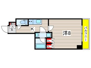 ALTERNA菊川Ⅰの物件間取画像